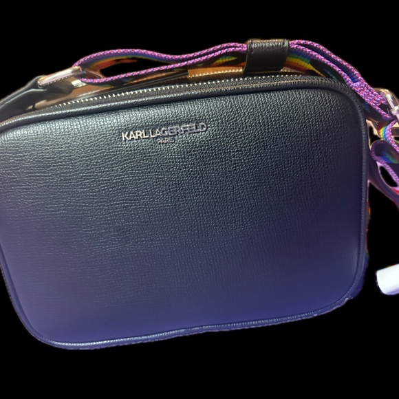 KARL LAGERFELD Paris Maybelle Crossbody Black/Rainbow One Size - Picture 2 of 11